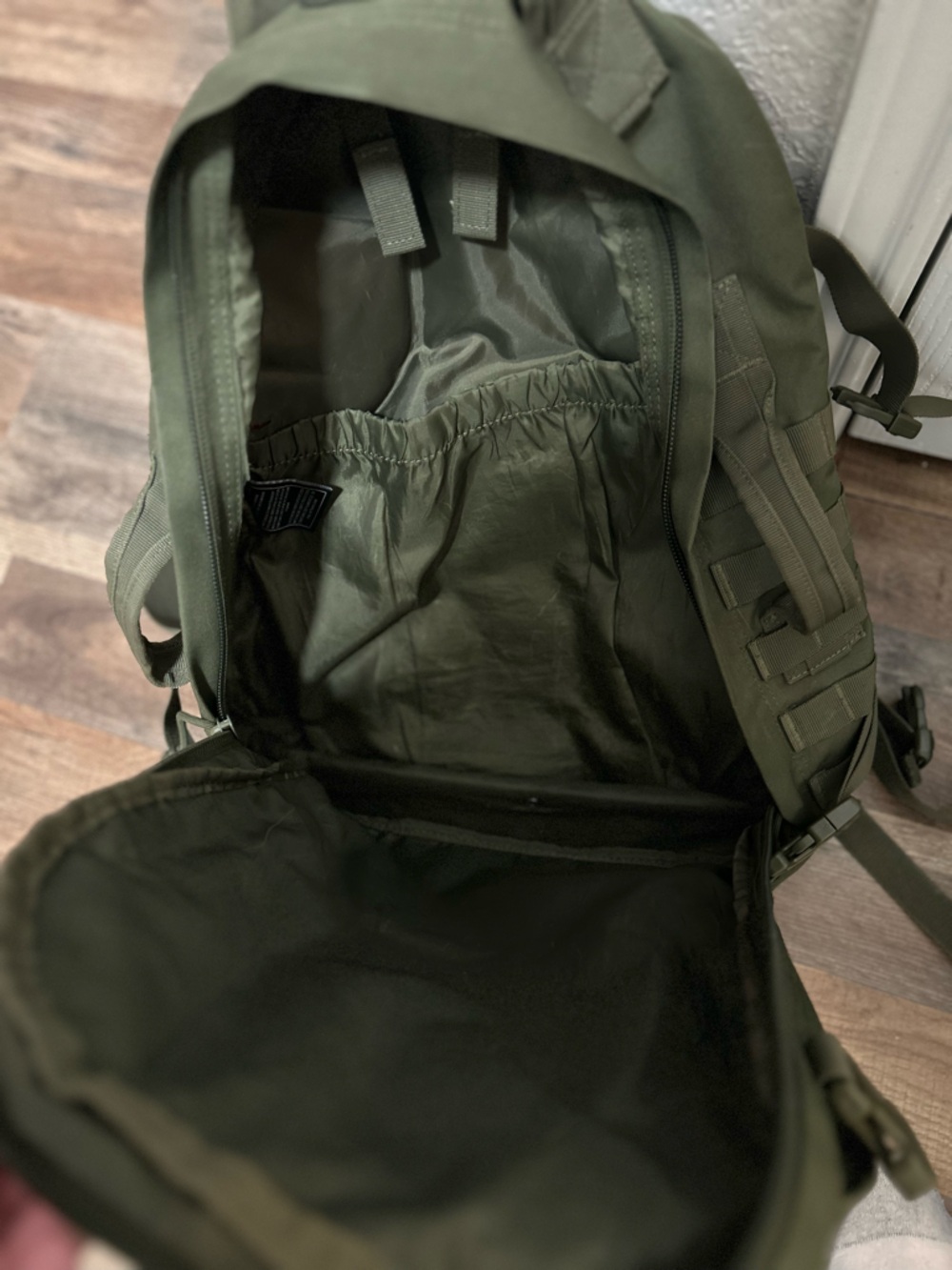 Highland Tactical Rumble Backpack Dark Green - Picture 9 of 10